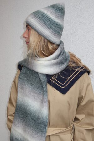 Sunset Beanie in Grey Multi