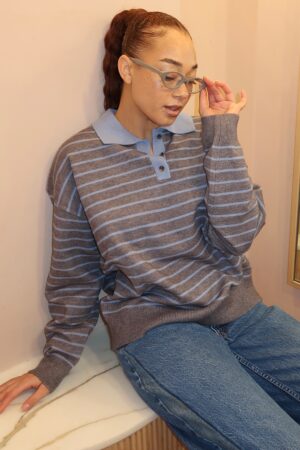 Alameda Sweater in Heather Grey